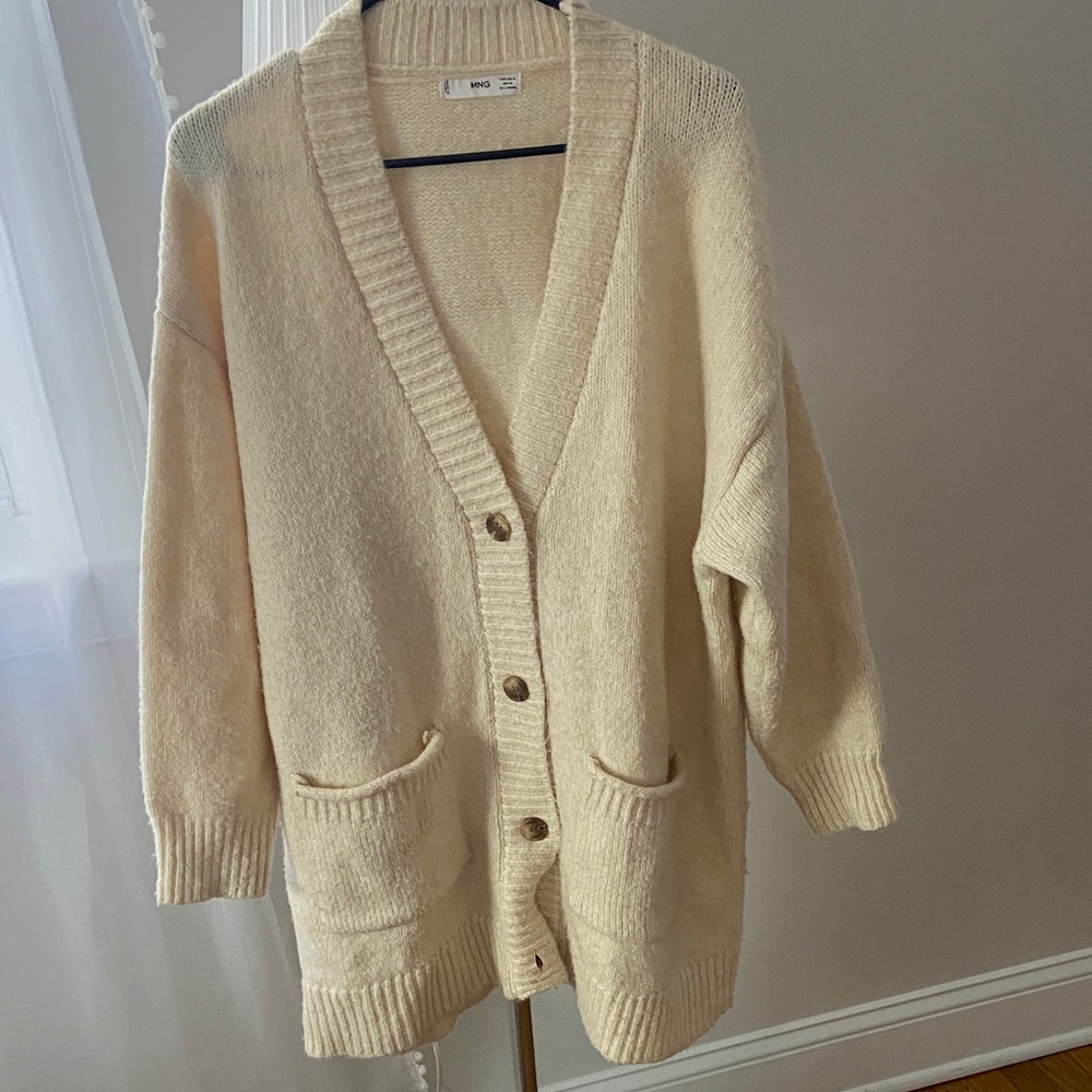 Cozy Cream Cardigan Sweater